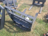 Wolverine Mini Skid Loader 2500lb Fork Attachment