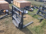 Wolverine Mini Skid Loader 2500lb Fork Attachment