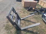 Wolverine Mini Skid Loader 2500lb Fork Attachment