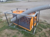 Landhonor Skid Loader Double Discharge Cement Mixer w/ Hose & Controls