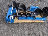 Giyi Skid Loader Auger Attachment w/ 8