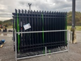 Fen S 20pc Galvanized Steel Fence w/ Posts