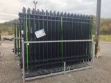 Fen S 20pc Galvanized Steel Fence w/ Posts