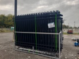 Fen S 20pc Galvanized Steel Fence w/ Posts