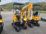 Miva VA15 Mini Excavator w/ Thumb & Pilot Controls