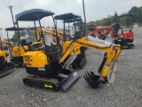 Miva MS16S Mini Excavator w/ Thumb & Pilot Controls