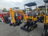 Miva VA15P Mini Excavator w/ Thumb & Pilot Controls