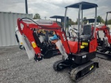 Miva VA13 Mini Excavator w/ Thumb & Pilot Controls