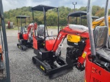 Miva VA13 Mini Excavator w/ Thumb & Pilot Controls
