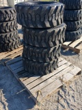 (4) SKS-1 12-16.5 N.H.S Skid steer tires