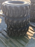 (4) SKS-1 10-16.5 N.H.S Skid steer tires