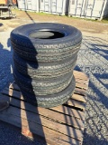 Stack Of 4 QH100 ST235/80R16 Tires