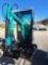 AGT QH13R Mini Excavator w/ Full Cab, Blade & Thumb