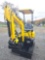 FF industrial FF15 Mini excavator w/ cab roof, thumb and blade