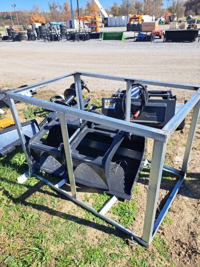 Wolverine Mini Skid Loader 44" Grapple Bucket