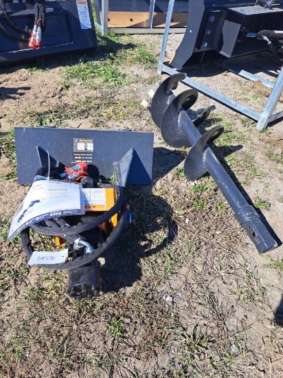 Wolverine Mini Skid Loader Auger w/ 12" Bit