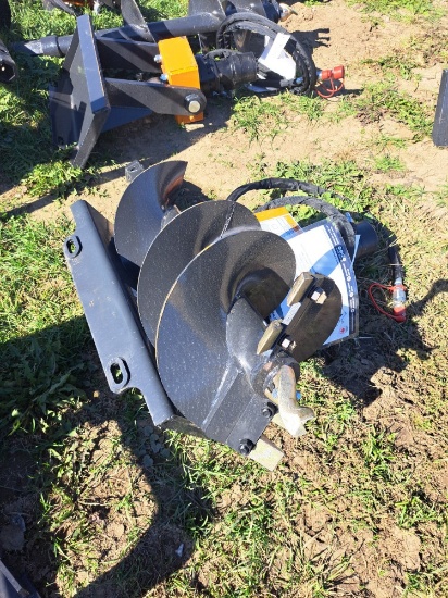 Wolverine Mini Skid Loader Auger w/ 12" Bit