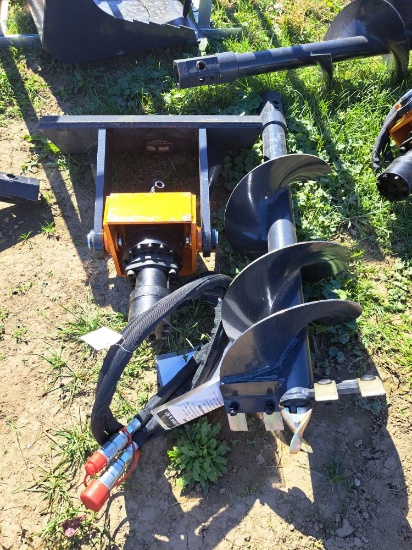Wolverine Mini Skid Loader Auger w/ 12" Bit