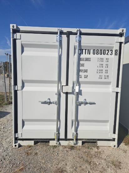 Metal container 8'x6' with man door and window