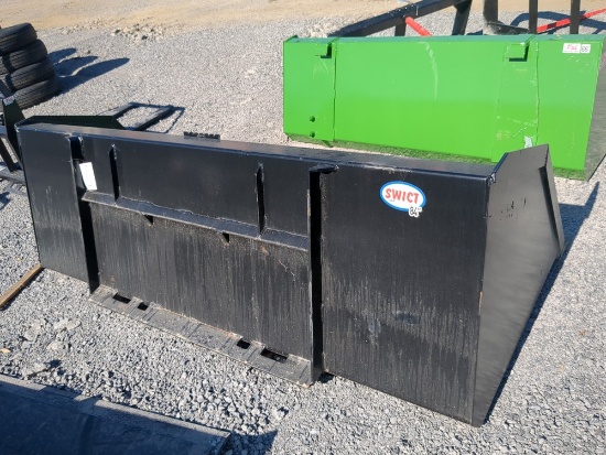 84" SWICT snow/material bucket