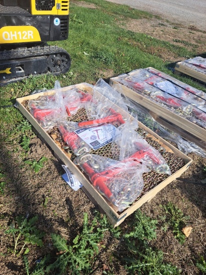 5/16 20ft chain G70 (16) and chain binders (8)