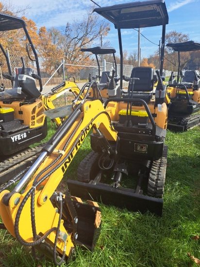 Infront YFE18 Mini Excavator w/ Pilot Controls & Canopy