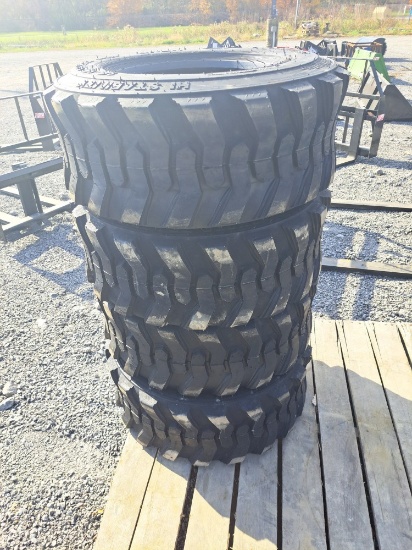 4 Forerunner 12-16.5 N.H.S. Skid Loader Tires - New