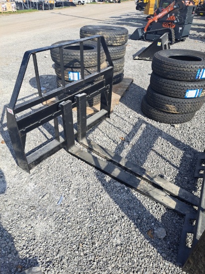 Kivel 48" Skid Steer Fork Attachment