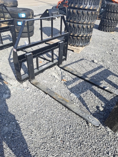 48" Kivel Skid Steer Fork Attachment