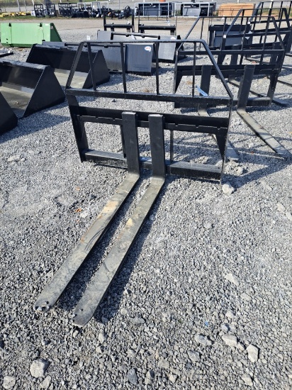 Kivel 48" Skid Steer Fork Attachment