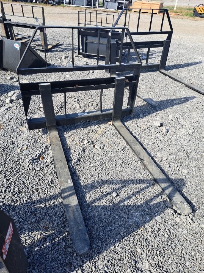 Kivel 48" Skid Steer Fork Attachment