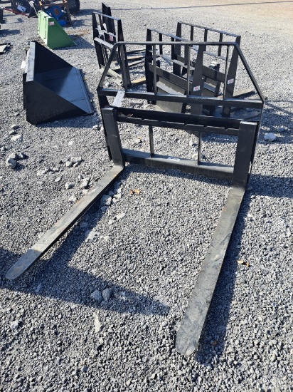 Kivel 48" Skid Steer Fork Attachment