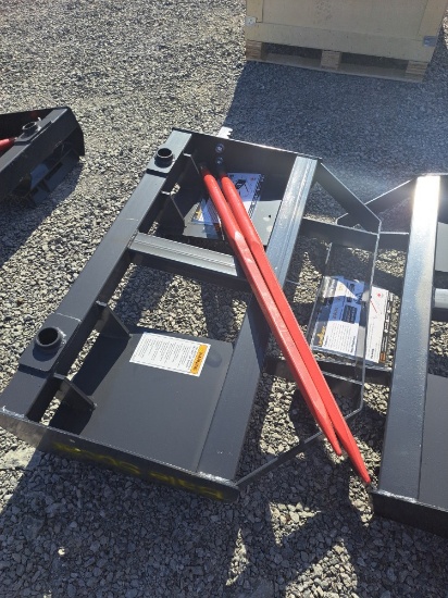 Land Honor 2 Prong Hay spear skid steer attachment
