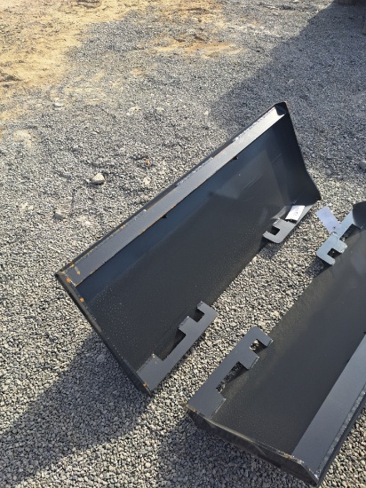 Land honor 2" hitch reciever adapter attachment for skid steer