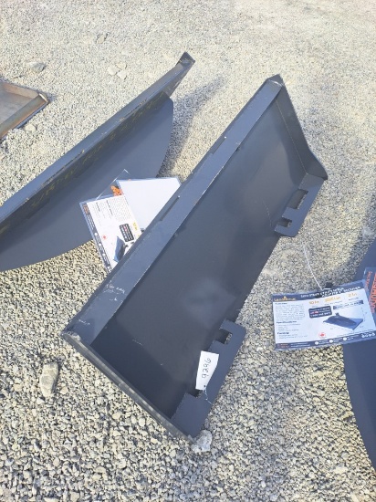 Land honor 2" hitch reciever adapter attachment for skid steer