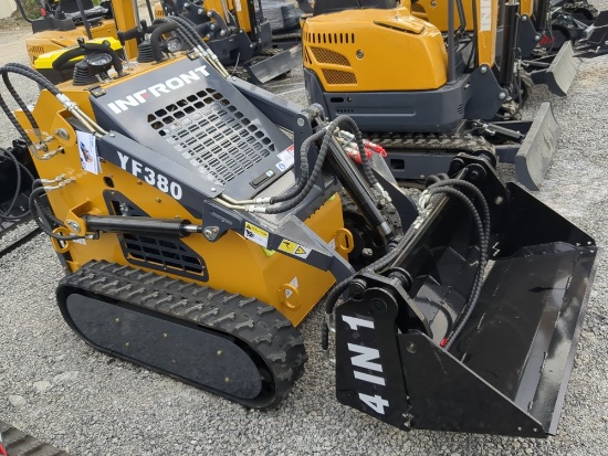 Infront YF380 skid loader w/ 4-in-1 bucket