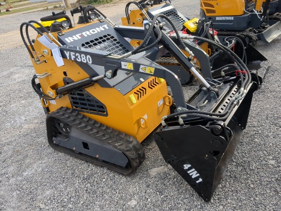 Infront YF380 skid loader w/ 4-in-1 bucket