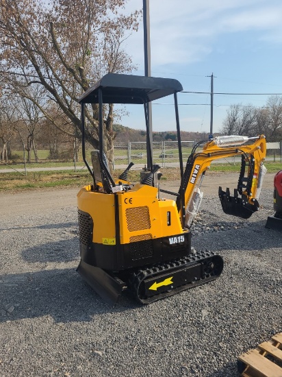 Miva VA15 Mini Excavator w/ Thumb & Pilot Controls