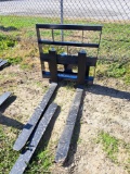 Wolverine Mini Skid Loader Forks - 2500lb