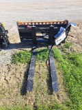 Wolverine Fork Attachment w/ Hydraulic Adjustable Forks - Model: PFA-11-3300G