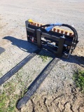 Wolverine Fork Attachment w/ Hydraulic Adjustable Forks - Model: PFA-11-3300G