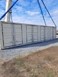 40' High Cube Container w/ 4 Side Doors