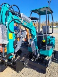 AGT QK16R Mini Excavator w/ Thumb & Blade