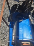 Skid Loader Auger Attachment w/ 2 Bits