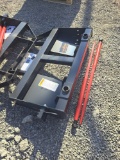 Land Honor 2 Prong Hay spear skid steer attachment