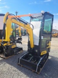 FF industrial FF13 Mini excavator w/ full cab, thumb and blade