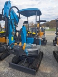Infront YFE15 Mini excavator w/ hydrolic thumb and cab roof