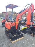 FF industrial FF15 Mini excavator w/ cab roof, thumb and blade