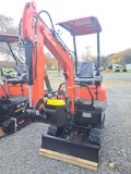 FF industrial FF15 Mini excavator w/ cab roof, thumb and blade