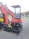 FF industrial FF15 Mini excavator w/ cab roof, thumb and blade